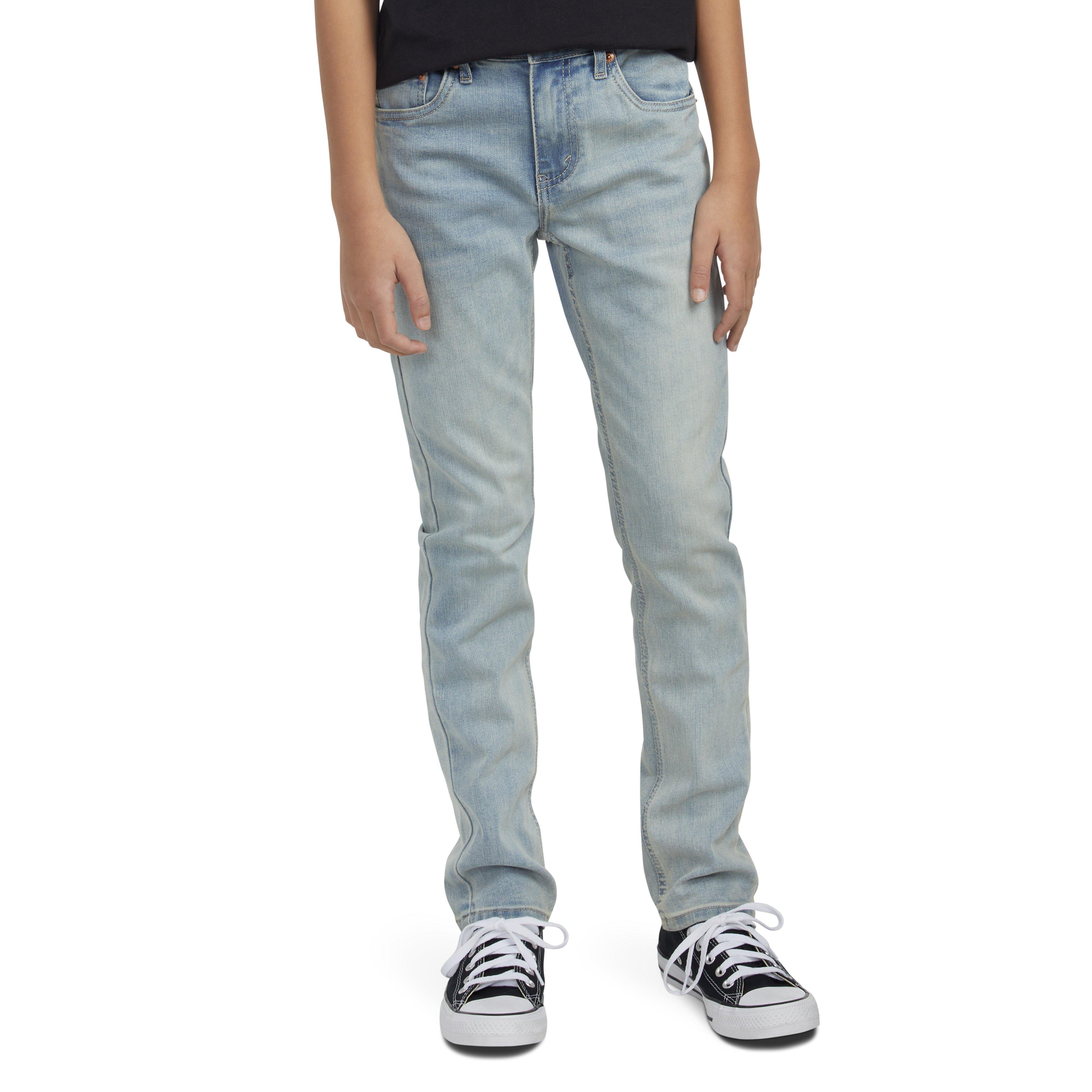 Levi's 510 Eco Performance Skinny Fit Lt Wash Big Boys' Lt Blue Denim Jeans - LT BLUE